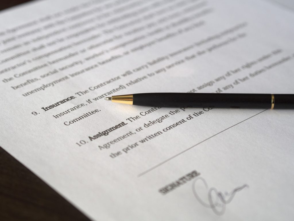 litigating a contract
